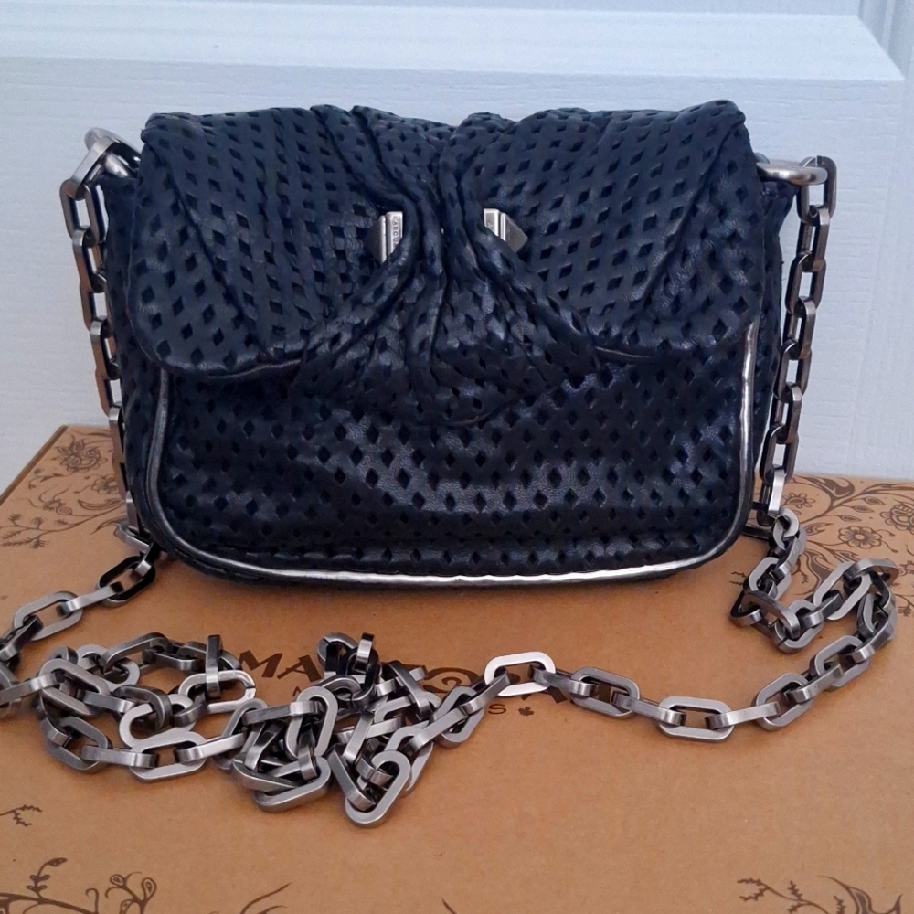 Authentic Marc Jacobs black elegant mini chain bag